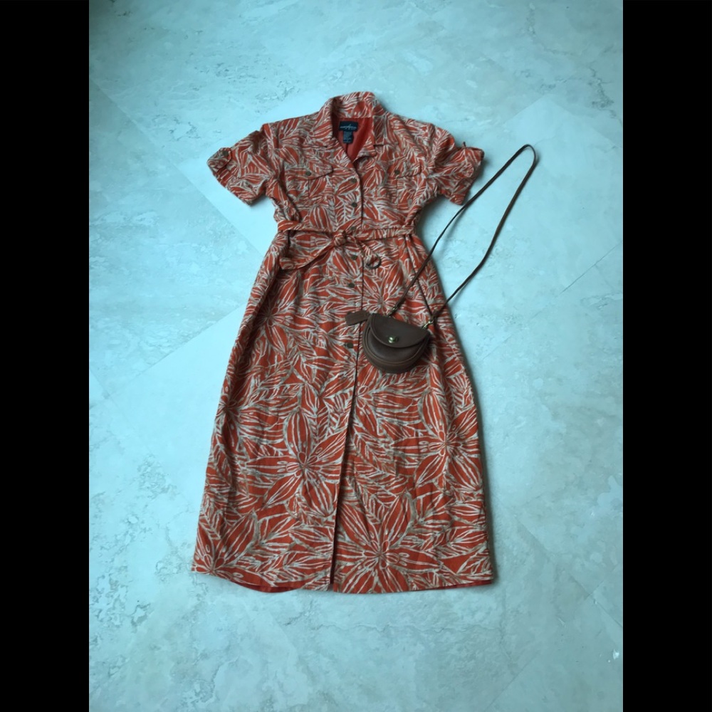 Coral Positive Attitudes Dress sz12p - Picture 6 of 10